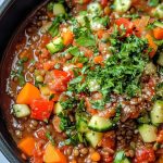 lentil and veggie stir fry